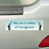 Nation of Immigrants Bumpersticker (Op auto)