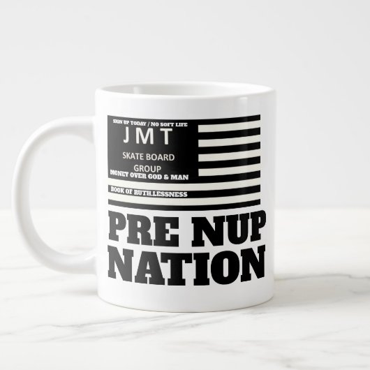 NATION PRE NUP. Mug Specialty (Gauche)
