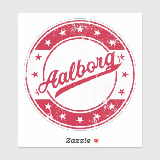 Nationaal - Aalborg Denemarken Sticker (Vel)