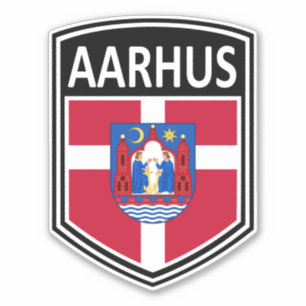 Nationaal - Aarhus Denmark Sticker