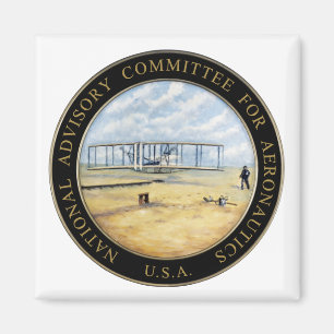 Nationaal Adviescomité voor de luchtvaart Logo Magneet