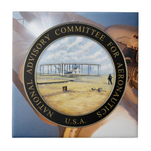 Nationaal Adviescomité voor de luchtvaart Logo Tegeltje