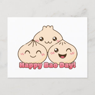 Nationaal Bao Day T-shirt Briefkaart