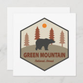 Nationaal Beer voor de bossen van het groene geber (Voorkant / Achterkant)