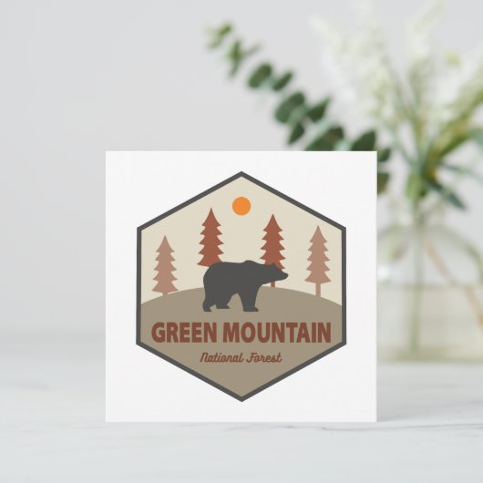 Nationaal Beer voor de bossen van het groene geber (Staand voorkant)