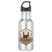 Nationaal Beer voor de bossen van Pisgah Waterfles (Voorkant)