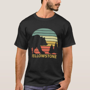 Nationaal Beer Yellowstone Retro T-shirt