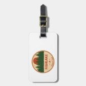 Nationaal bos bagagelabel (Voorkant verticaal)