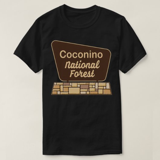 Nationaal bos van Coconino T-shirt (Design voorkant)