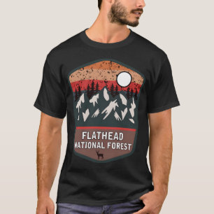 Nationaal bos van Flathead T-shirt