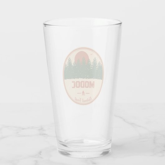 Nationaal bos van Modoc Glas (Achterkant)