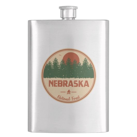 Nationaal bos van Nebraska Flacon (Voorkant)