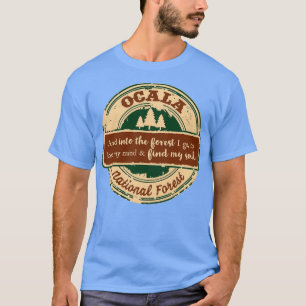 Nationaal bos van Ocala en in het bos ga ik T-shirt