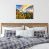 Nationaal bos van Santa Fe op zonsondergang in het Canvas Afdruk (Insitu (Slaapkamer))