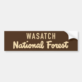 Nationaal bos van Wasatch Bumpersticker