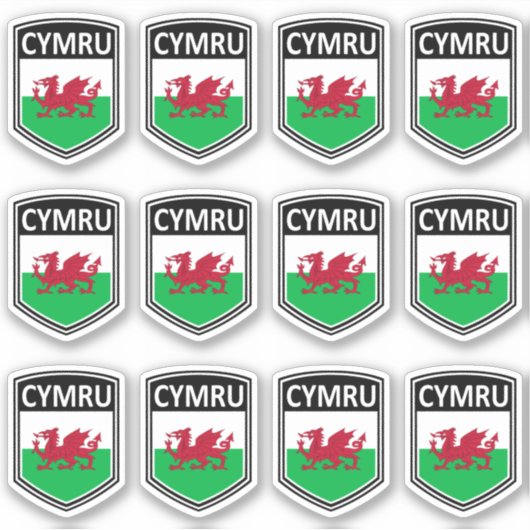 Nationaal - Cymru Sticker (Voorkant)