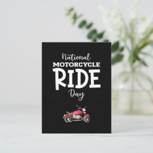 Nationaal dagbord voor motorfietsen briefkaart