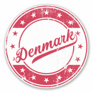 Nationaal - Danmark Denemarken Sticker