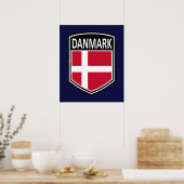 Nationaal - Danmark Poster (Keuken)