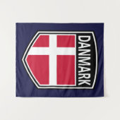 Nationaal - Danmark Wandkleed (Voorkant (horizontaal))