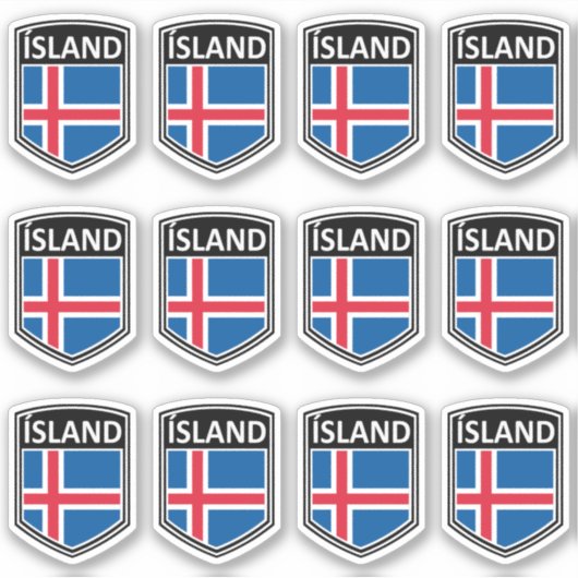 Nationaal - eiland sticker (Voorkant)