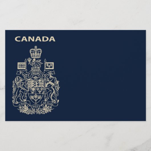 nationaal embleem van Canada Flyer (Voorkant)