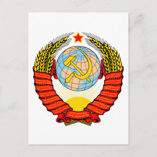 Nationaal Embleem van de Sovjet-Unie Briefkaart