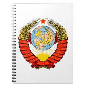 Nationaal embleem van de Sovjet-Unie Notitieboek