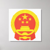 Nationaal Embleem van de Volksrepubliek China Canvas Afdruk (Voorkant)