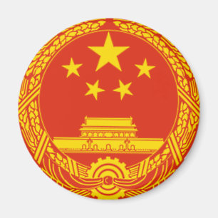 NATIONAAL EMBLEM VAN DE VOLKSREPUBLIEK CHINA MAGNEET