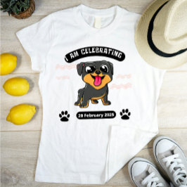 Nationaal feest voor huisdieren draag t-shirt