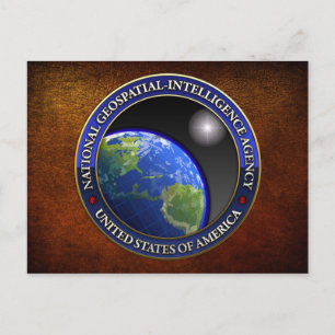 Nationaal Geospatial-Intelligence Agency (NGA) Briefkaart