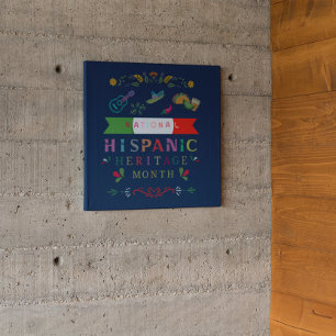 NATIONAAL HISPANIC HERITAGE MAAND ONTWERP POSTER