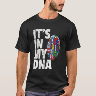 Nationaal Hispanics Erfgoed Het Zit In Mijn DNA La T-shirt