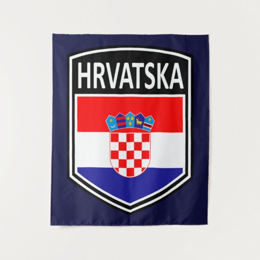 Nationaal - Hrvatska Wandkleed (Voorkant)