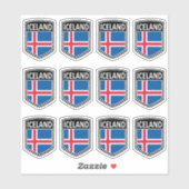Nationaal - IJsland Sticker (Vel)