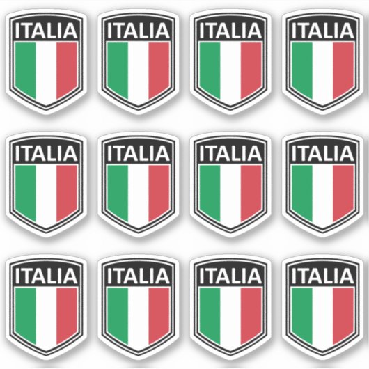 Nationaal - Italië Sticker (Voorkant)
