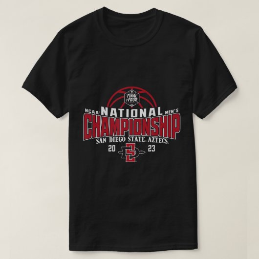 Nationaal kampioenschap San Diego Aztecs 2023 T-shirt (Design voorkant)