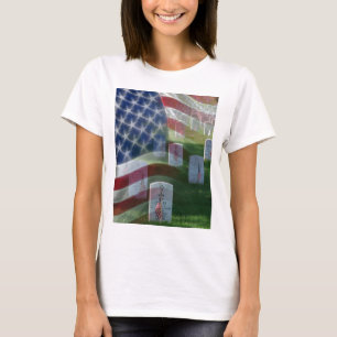 Nationaal kerkhof van Arlington, Amerikaanse vlag T-shirt