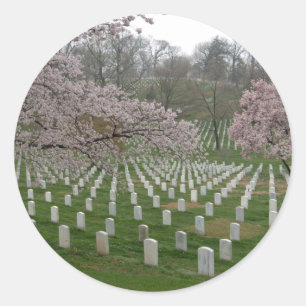 Nationaal kerkhof van Arlington Ronde Sticker
