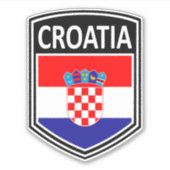 Nationaal - Kroatië Sticker (Voorkant)
