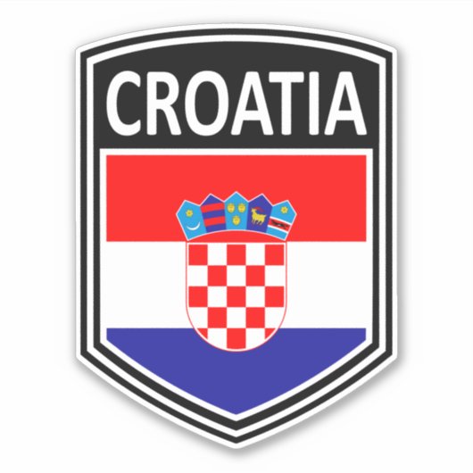 Nationaal - Kroatië Sticker (Voorkant)