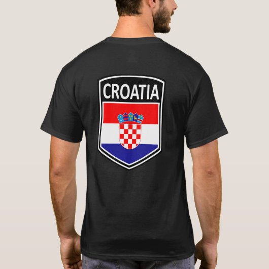 Nationaal - Kroatië T-shirt (Achterkant)