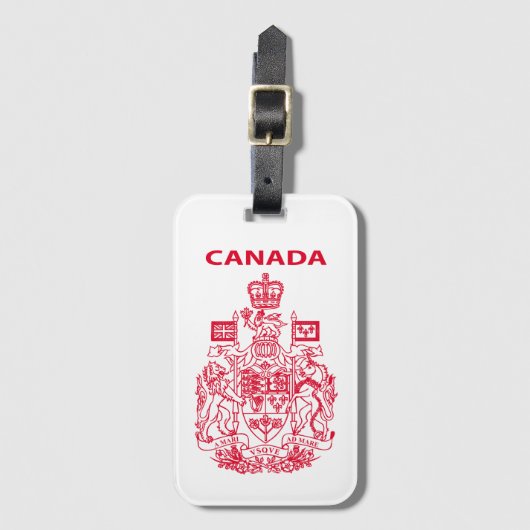 Nationaal logo van Canada Bagagelabel (Voorkant (verticaal))