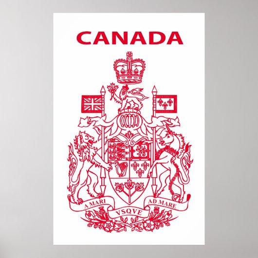 Nationaal logo van Canada Poster (Voorkant)