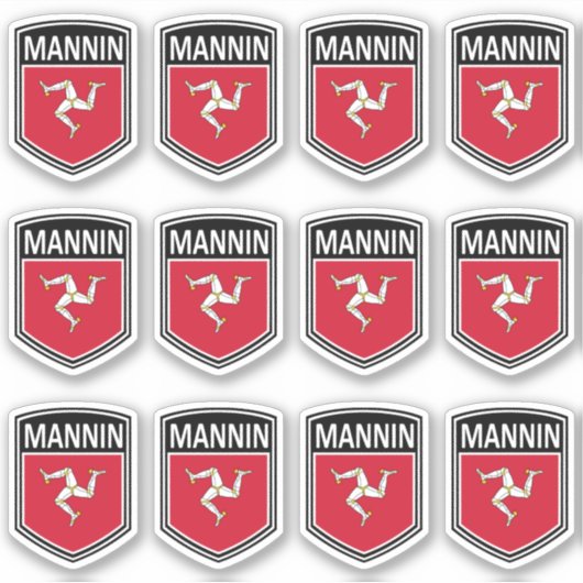 Nationaal - Mannin Sticker (Voorkant)