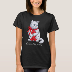 Nationaal middel Abuse Awareness Month Red Ribbo T-shirt