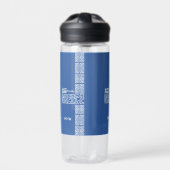 Nationaal monogram waterfles (Voorkant)