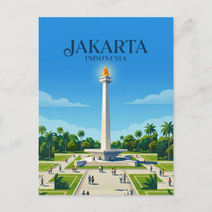 Nationaal Monument (Monas) Indonesië Briefkaart