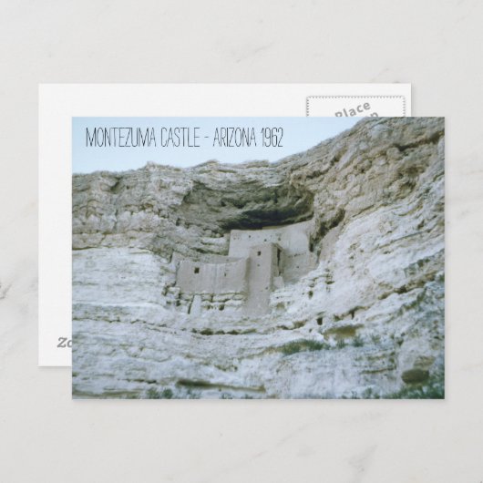 Nationaal monument Montezuma Castle 1962 Briefkaart (Voorkant / Achterkant)
